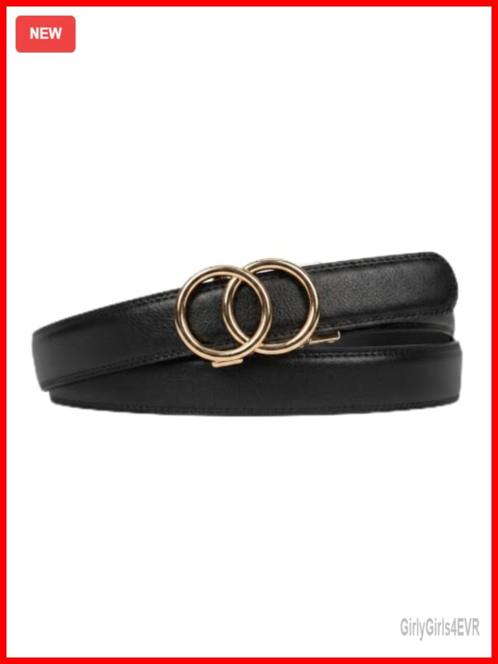 Ratchet Belt for Women Adjustable Split Leather No Hole One Size Fits All